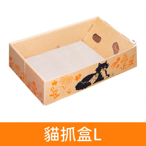 菲利斯博士_瓦楞貓抓玩具_FS051貓抓盒L