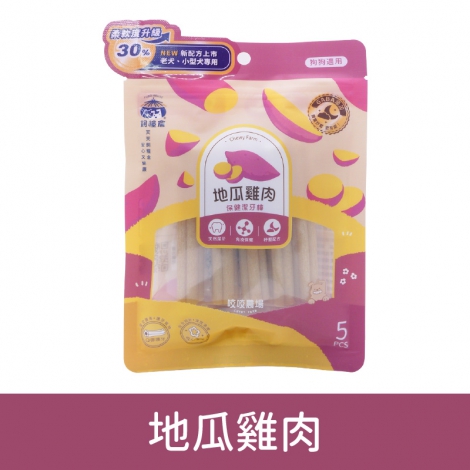 飼糧倉-咬咬農場-狗狗保健潔牙骨_按鈕圖_地瓜雞肉