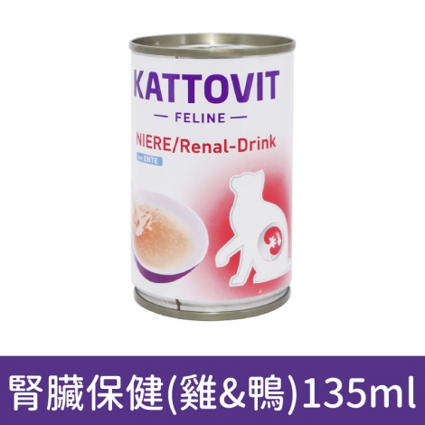 康特維_貓湯汁罐_腎臟保健(雞&鴨)135ml