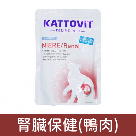 康特維-KATTOVIT-貓餐包85g_腎臟保健(鴨肉)