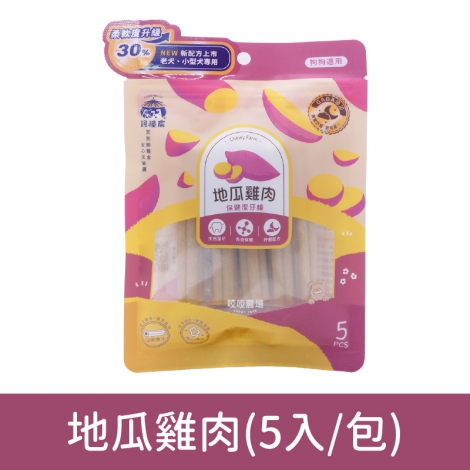 飼糧倉-咬咬農場-狗狗保健潔牙骨_按鈕圖_地瓜雞肉